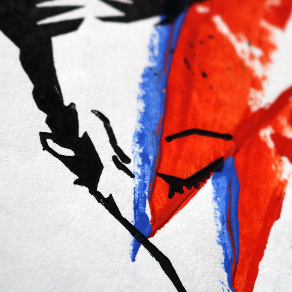 Aladdin Sane | Lino | Classic Cover Print Series