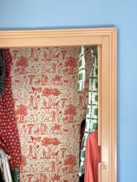 Image 1 of Pre-order Pink Toile Wallpaper