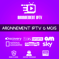 Abonnement IPTV 6 Mois 