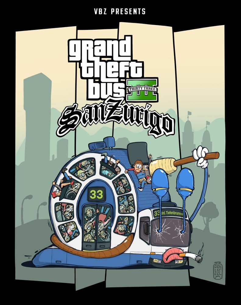 Image of ''GTA 33 SanZurigo'' POSTER A3