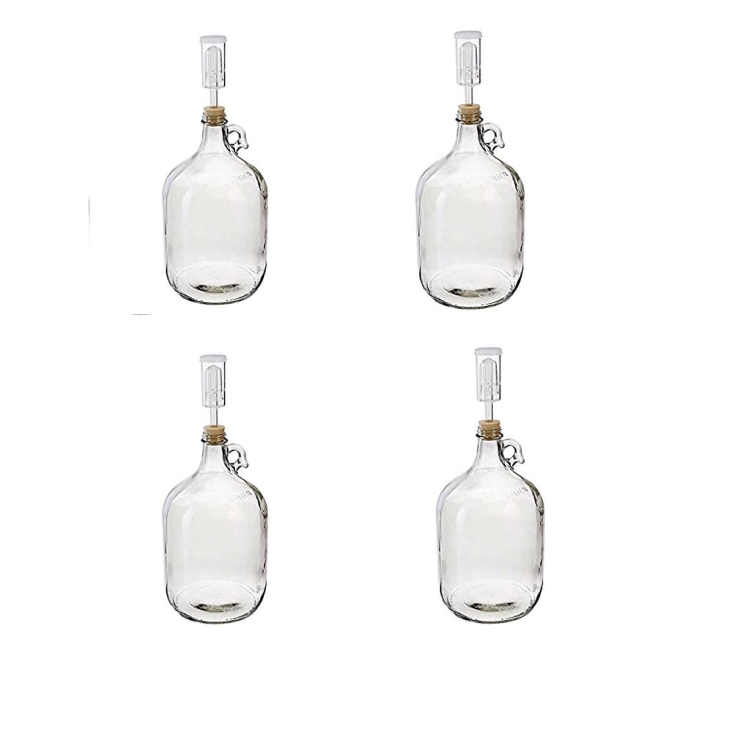 Image of One Gallon Carboy Set  {Set of 4}