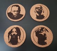 Rap Stars Cork Coaster Set