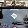 Warning Angry Italian On Board Decal
