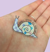 Image 2 of Small steps acrylic pins