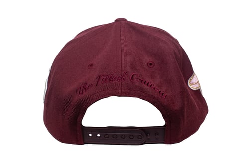 Image of Burgundy Upside Down Playboy SnapBack 