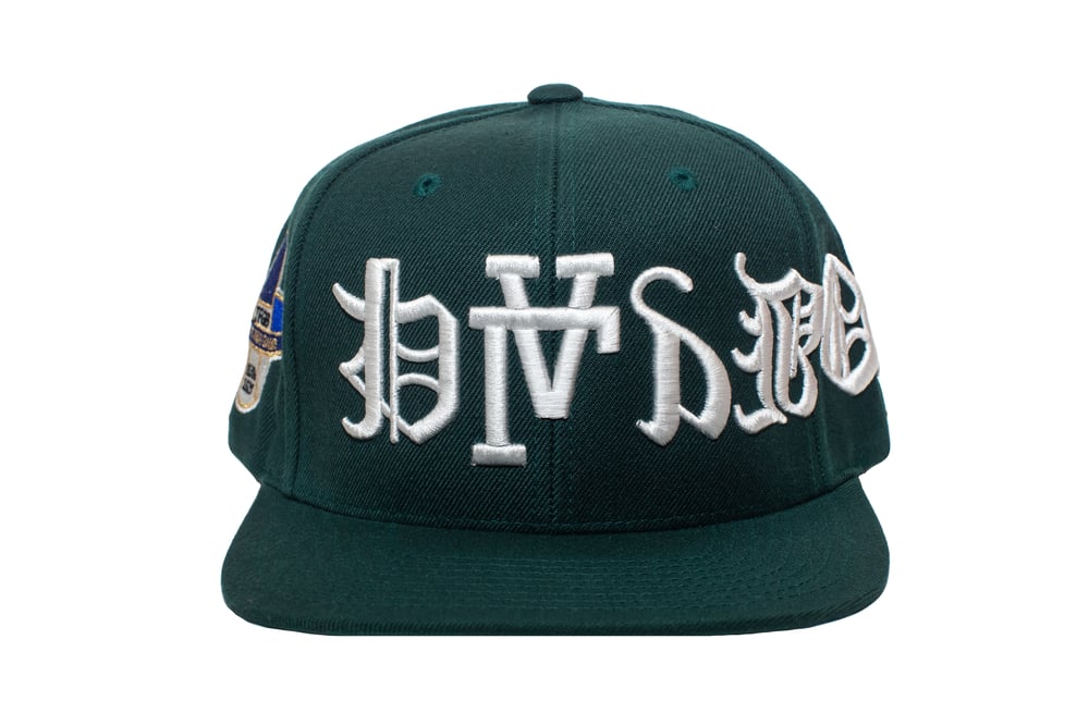 Image of Grn Upside Down Playboy SnapBack 