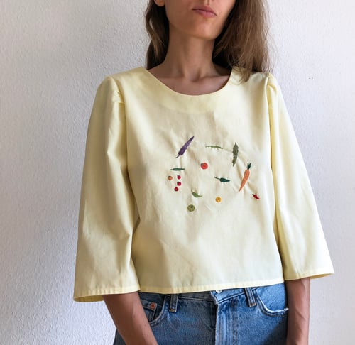 Image of Pre-order: Margareth Veggies shirt - Damaja designed shirt, made of 100% organic cotton in Berlin