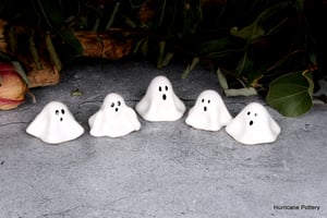 Image of Mini Ghosts, Handmade Ceramic Ghost Figures for Home Decor