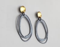 Image 4 of Loop post earrings