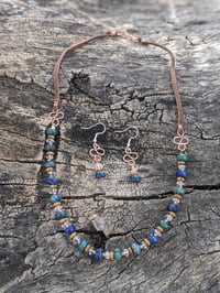 Image of Azurite in Malachite (set)