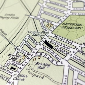 Image of One Hundred Years Map trio – Crofton Park & Honor Oak Park
