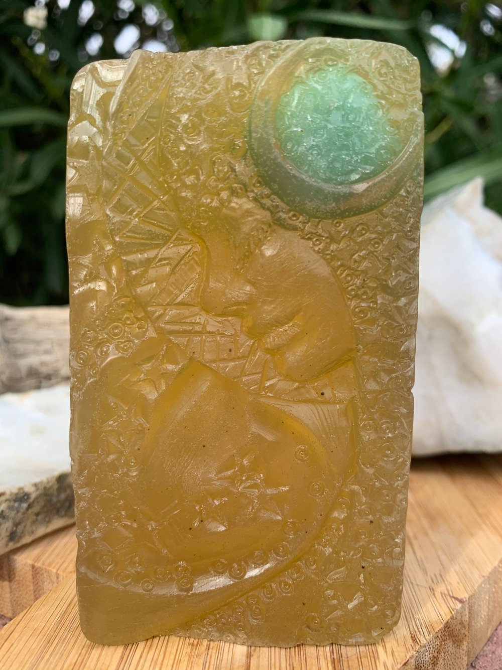 Image of Lady Moon Hemp + Tea Tree Frankincense Aura Cleanse Soap Bar 