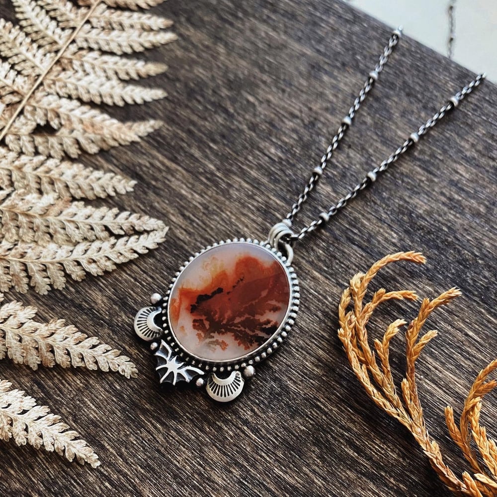 Image of Dendritic Agate Necklace
