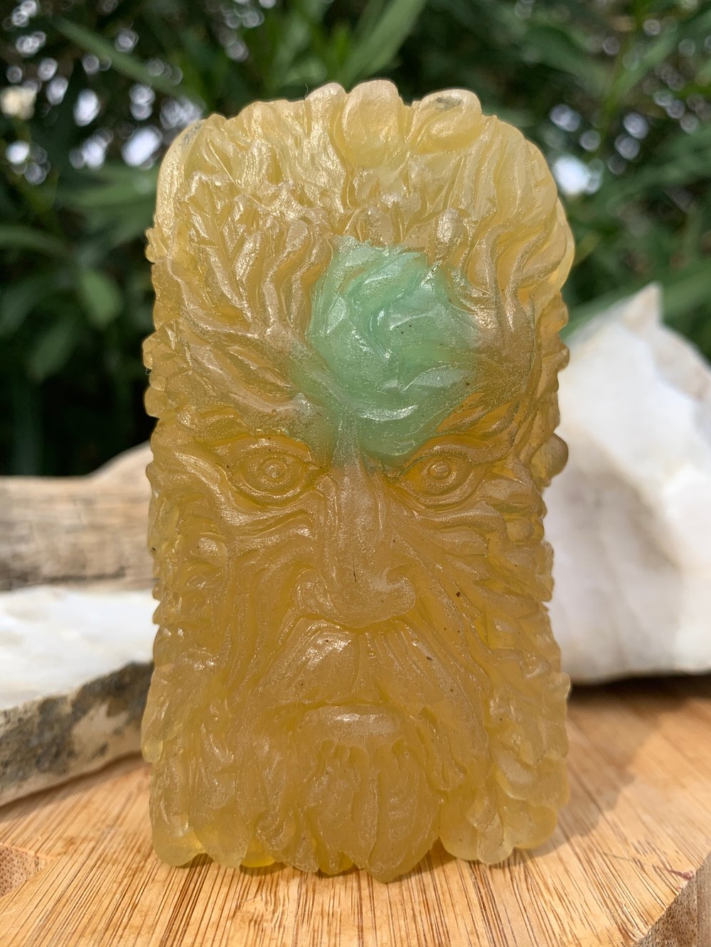 Image of Green Man Hemp + Tea Tree Frankincense Aura Cleanse Soap Bar 