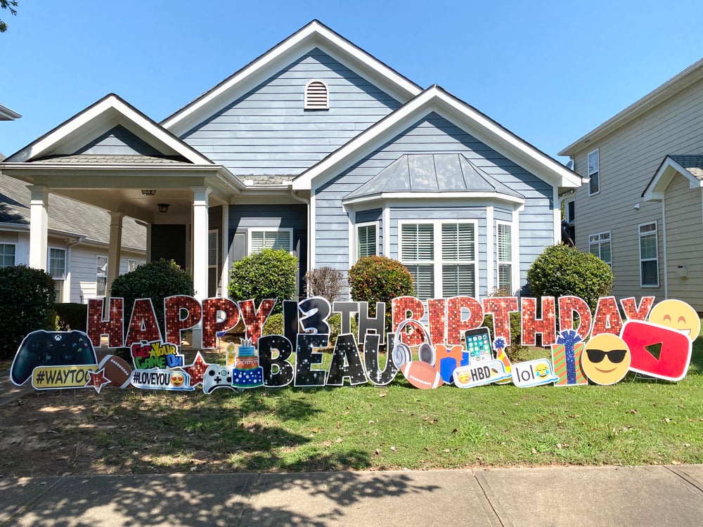 Image of Birthday Yard Sign Rental