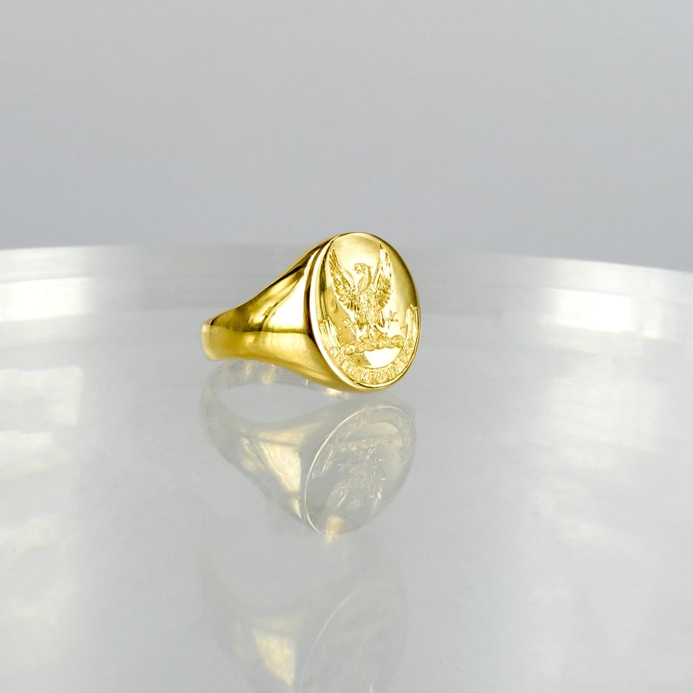 Image of 18ct yellow gold Signet ring
