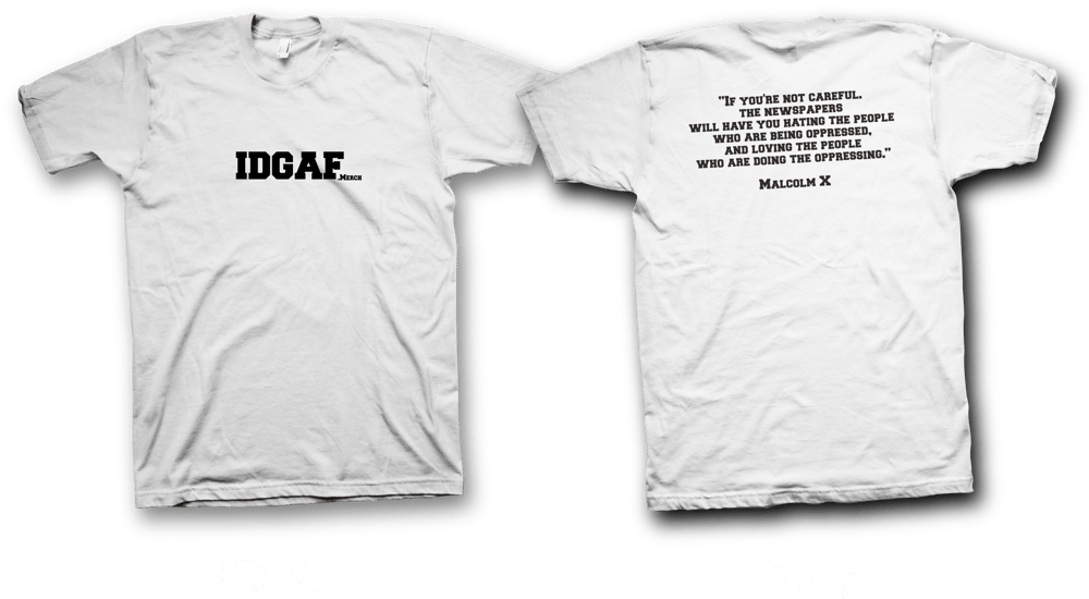 Image of IDGAF.Merch MalcolmX