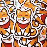 SHIBA INU DOG VINYL STICKER
