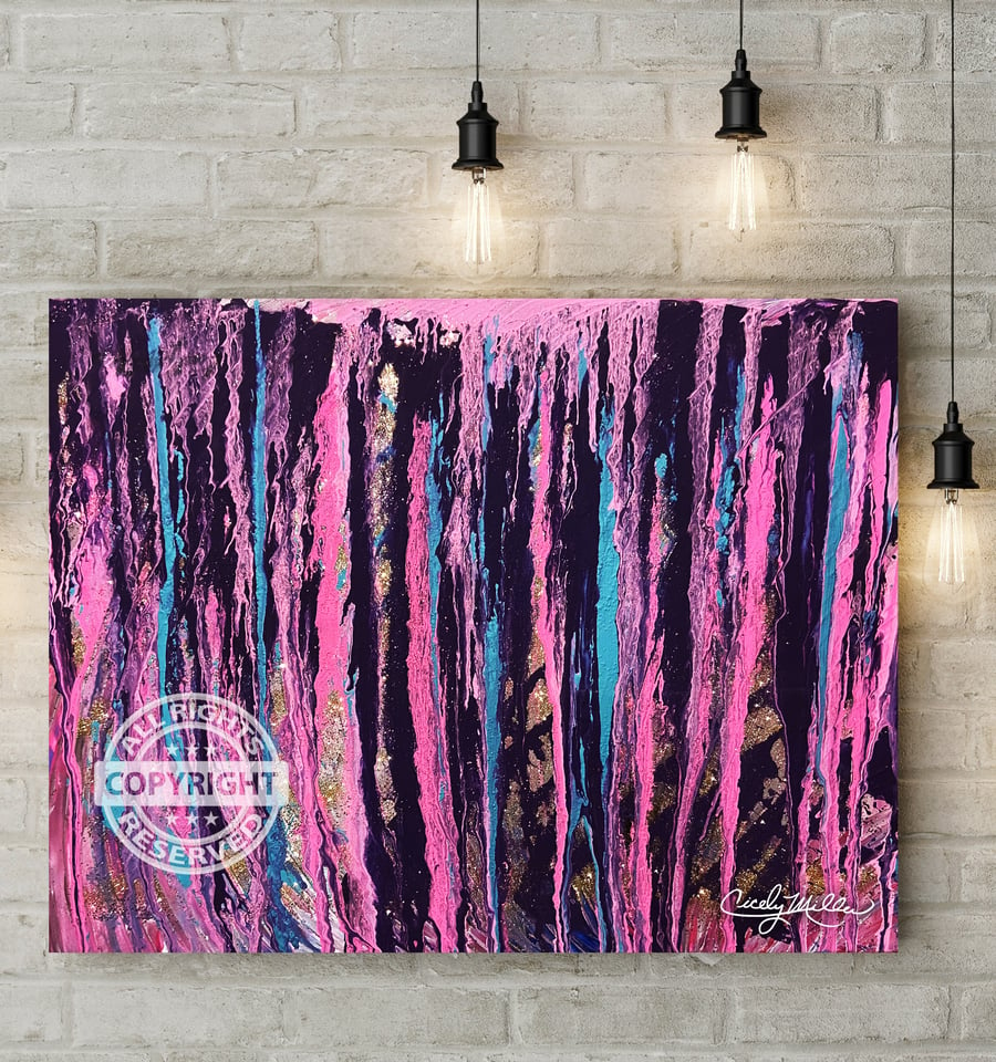 Image of Pink Rain (Matted & More)