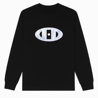 Image 1 of REFLECTIVE LOGO LONG SLEEVE TEE BLACK
