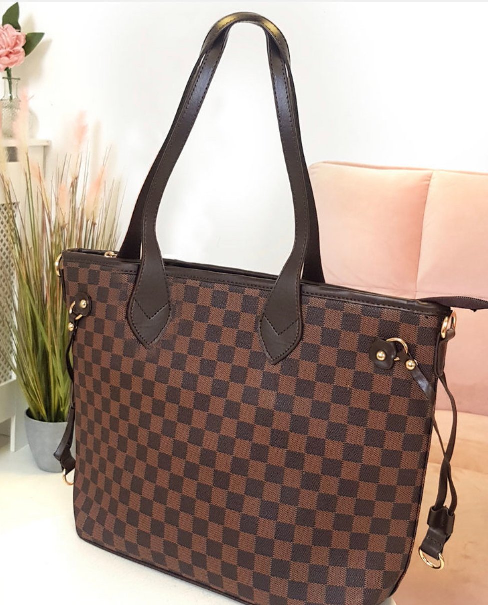 Image of Chequered Handbag