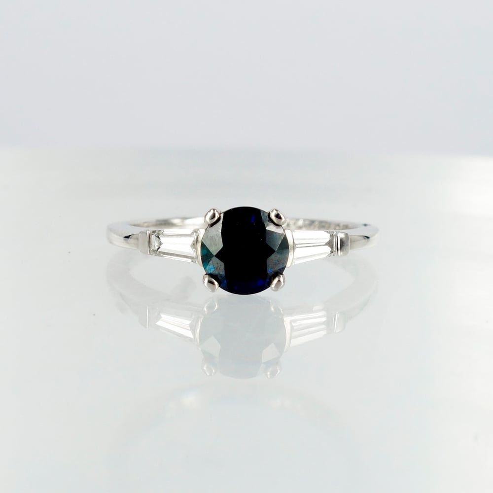 Image of Sapphire & Diamond dress ring 