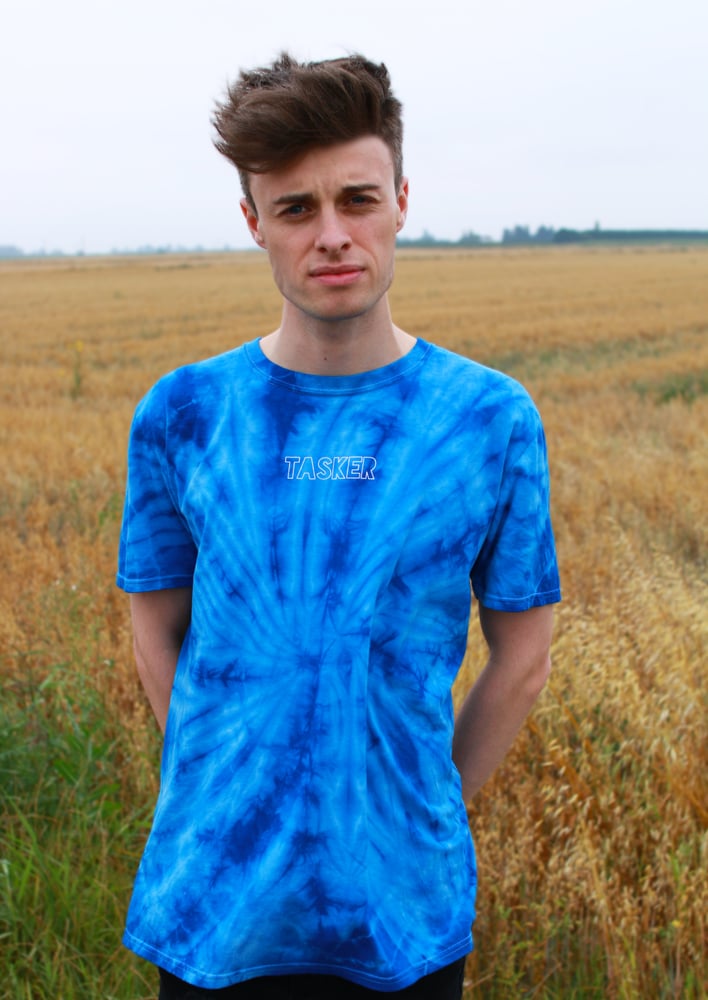 Image of Blue Tie Dye T-Shirt