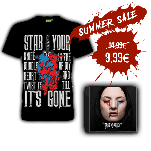 Image of SHIRT + EP BUNDLE  (RED AND BLUE)
