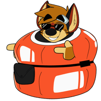 Image 2 of Levi Life Jacket sticker