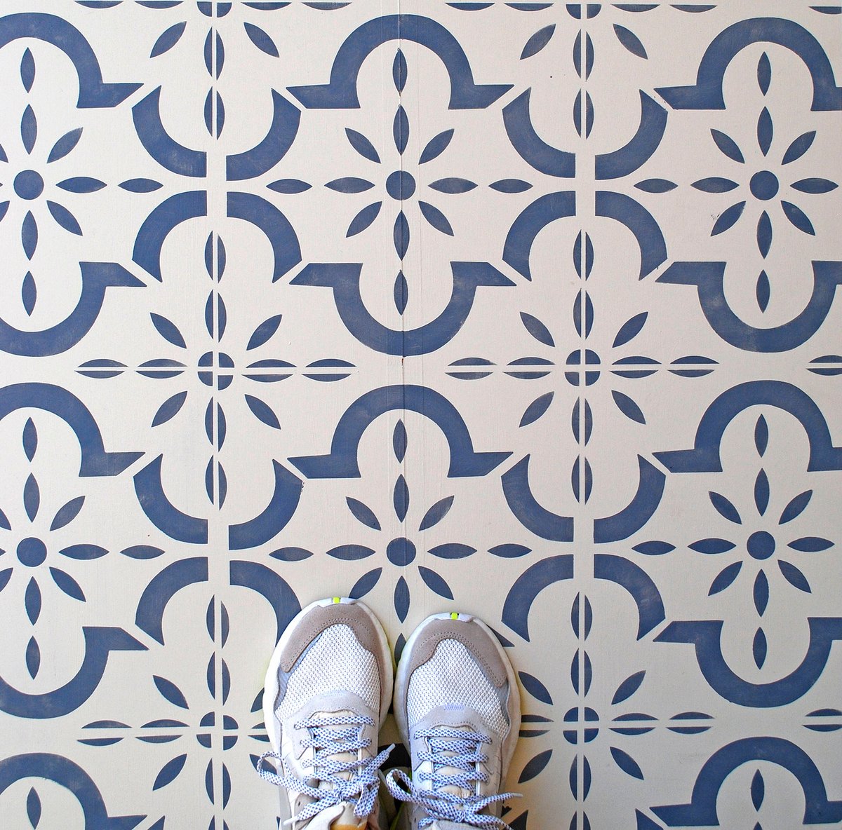 Medina Tile Stencil for Floors, Tiles and Walls -Furniture and Fabric ...