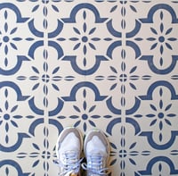 Image 3 of Medina Tile Stencil for Floors, Tiles and Walls- Moroccan Stencil/XS,S,M,L,XL