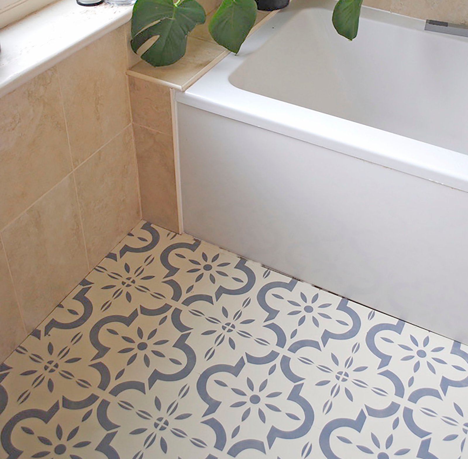 Nador Tile Wall Furniture Floor Stencil for Painting XS 