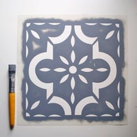 Image 4 of Medina Tile Stencil for Floors, Tiles and Walls- Moroccan Stencil/XS,S,M,L,XL