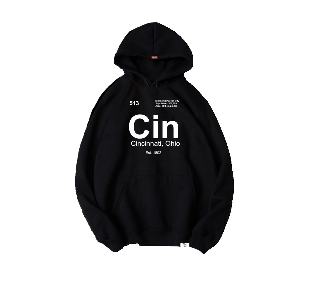 Limited Edition Black Cincinnati Element Hoodie