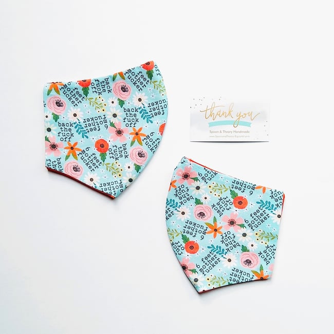 BACK OFF - Social Distancing Face Mask ✨