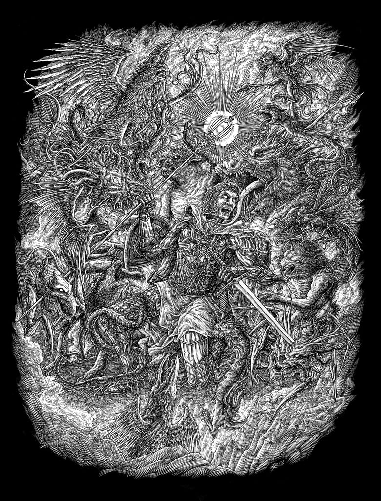 Image of SOLD - MARYLAND DEATHFEST XVI original artwork