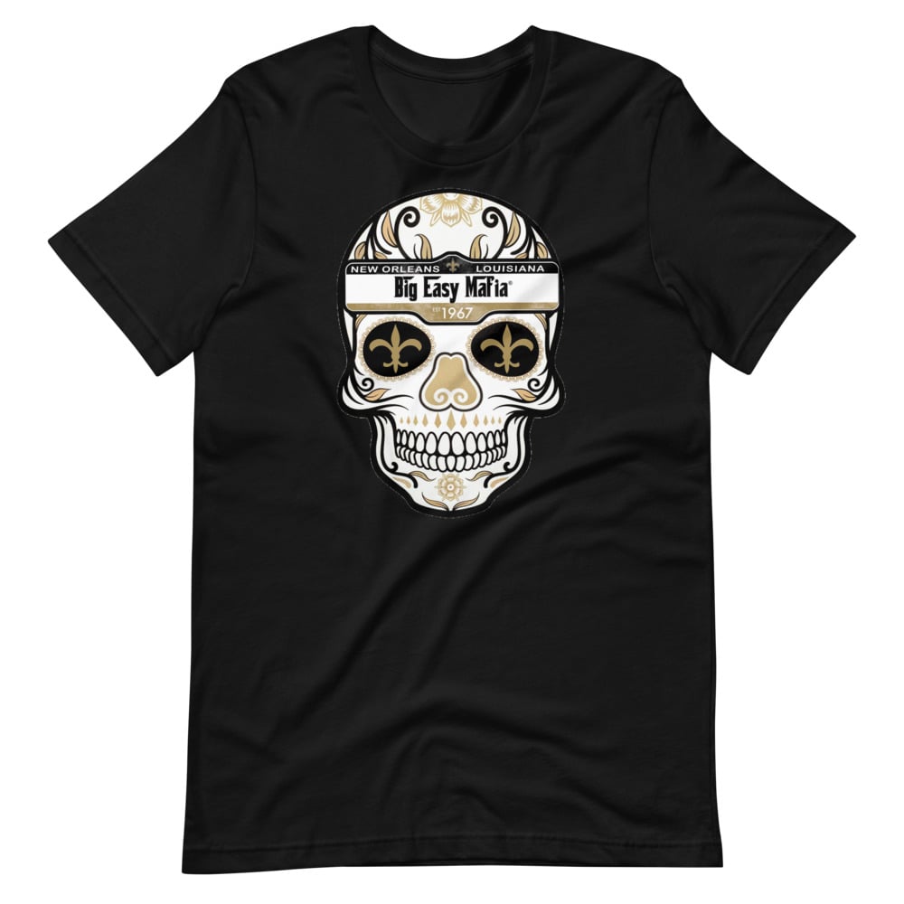 New Orleans Saints Skull T-Shirt