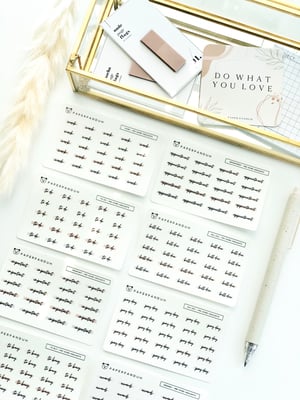 Image of Mini Transparent Highlight Solo Words