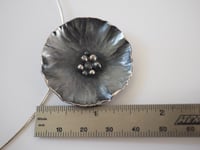 Image 5 of Large Silver Blossom Pendant