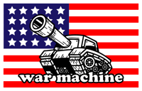 Image 2 of War Machine Blue T shirt