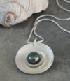 Oyster Silver Pearl Pendant
