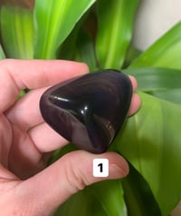 Image 2 of Rainbow Obsidian Hearts