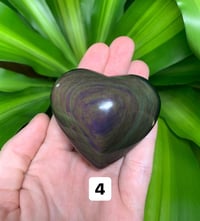Image 5 of Rainbow Obsidian Hearts