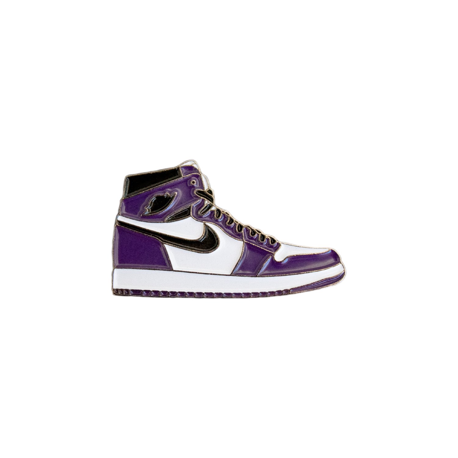 aj1 court purple on feet