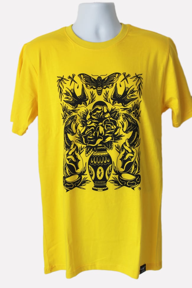 DTD x Dipstxck Front Print Yellow