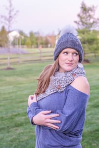 Image 4 of Bentley Button Cowl (MADE TO ORDER)