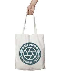 Organic Tote Bag Sea Blue