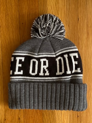 Image of LFOD Pom-Pom winter hats grey/black