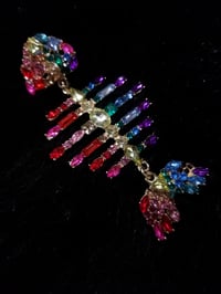 Image 4 of Deceased Rainbow Fish Earrings 