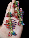 Deceased Rainbow Fish Earrings 